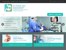Tablet Screenshot of drvishaljain.com